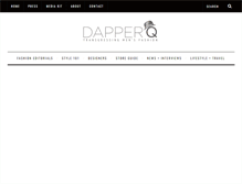 Tablet Screenshot of dapperq.com